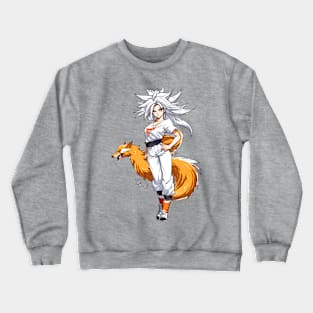 Majestic Lady Fox Crewneck Sweatshirt